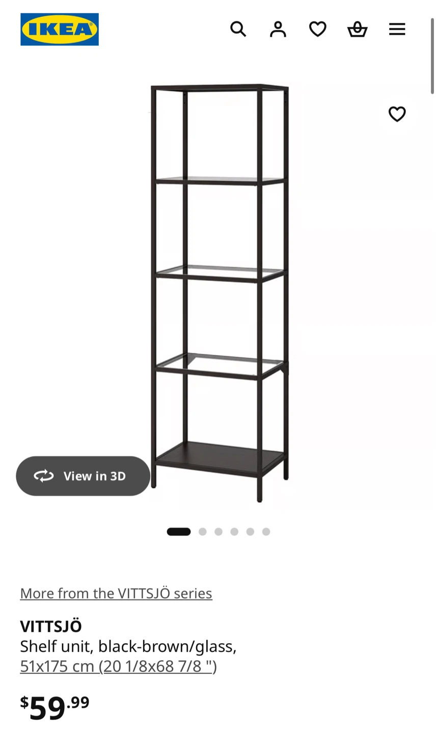 IKEA VITTSJÖ Shelf Unit - photo 2
