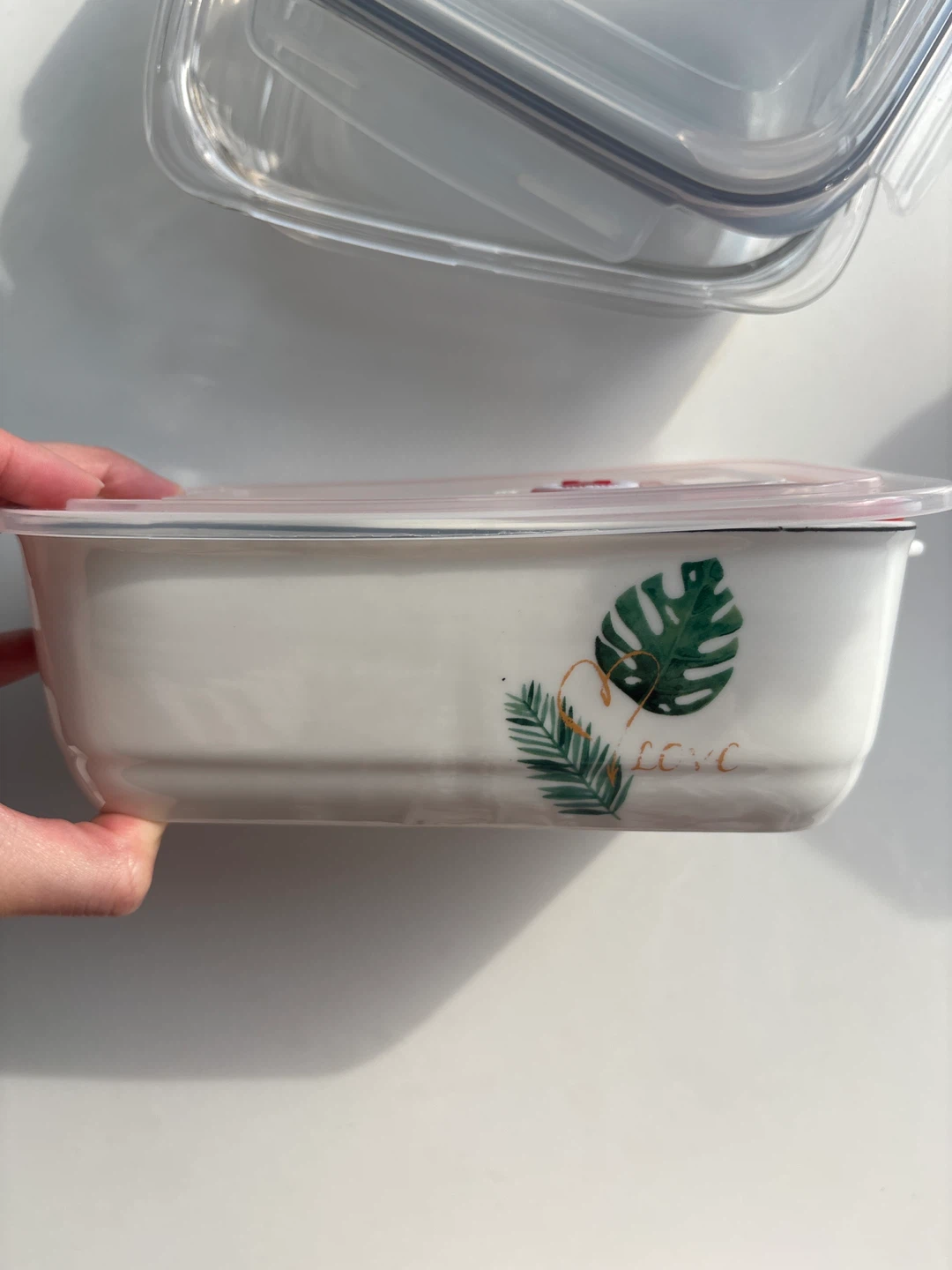 Glass Food Storage Container with Lid - photo 2