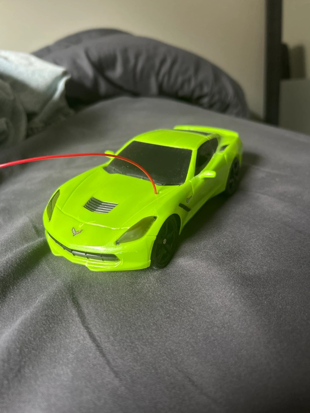 Bright Green Chevrolet Corvette Toy Car