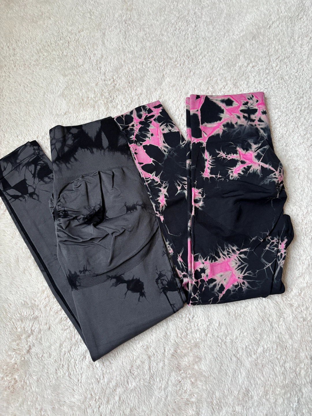 2 Pairs Tie-Dye Athletic Leggings - photo 2