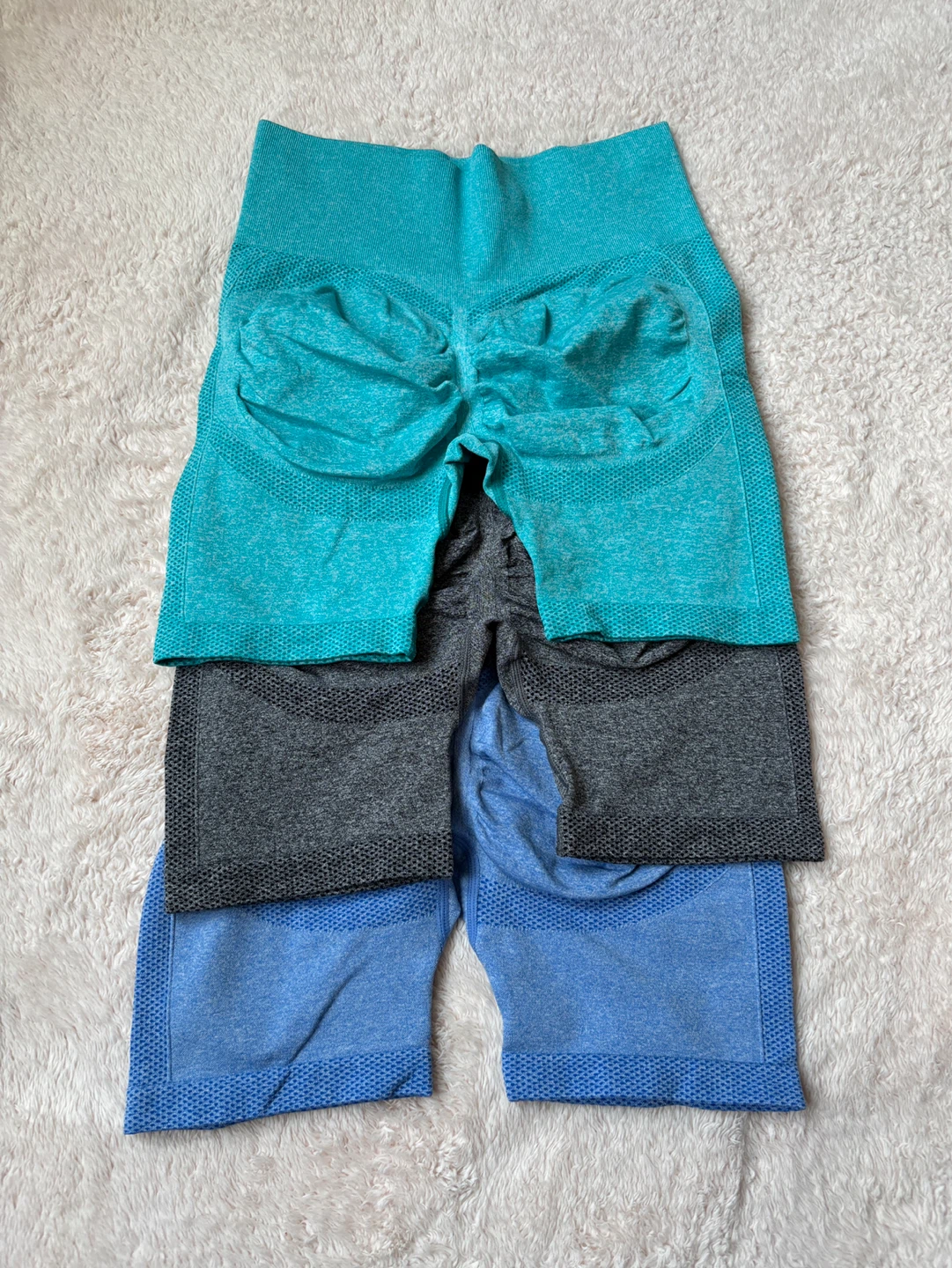 3 Pack Women's Seamless Workout Shorts - photo 2