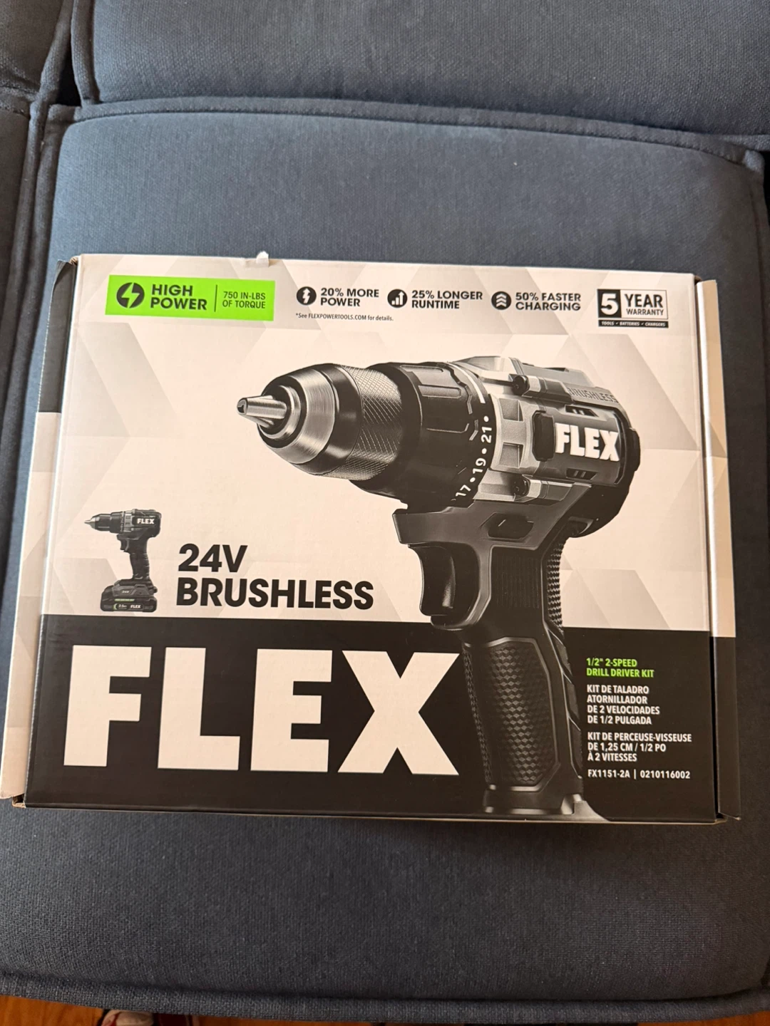 FLEX 24V Brushless 1/2" Drill Driver Kit