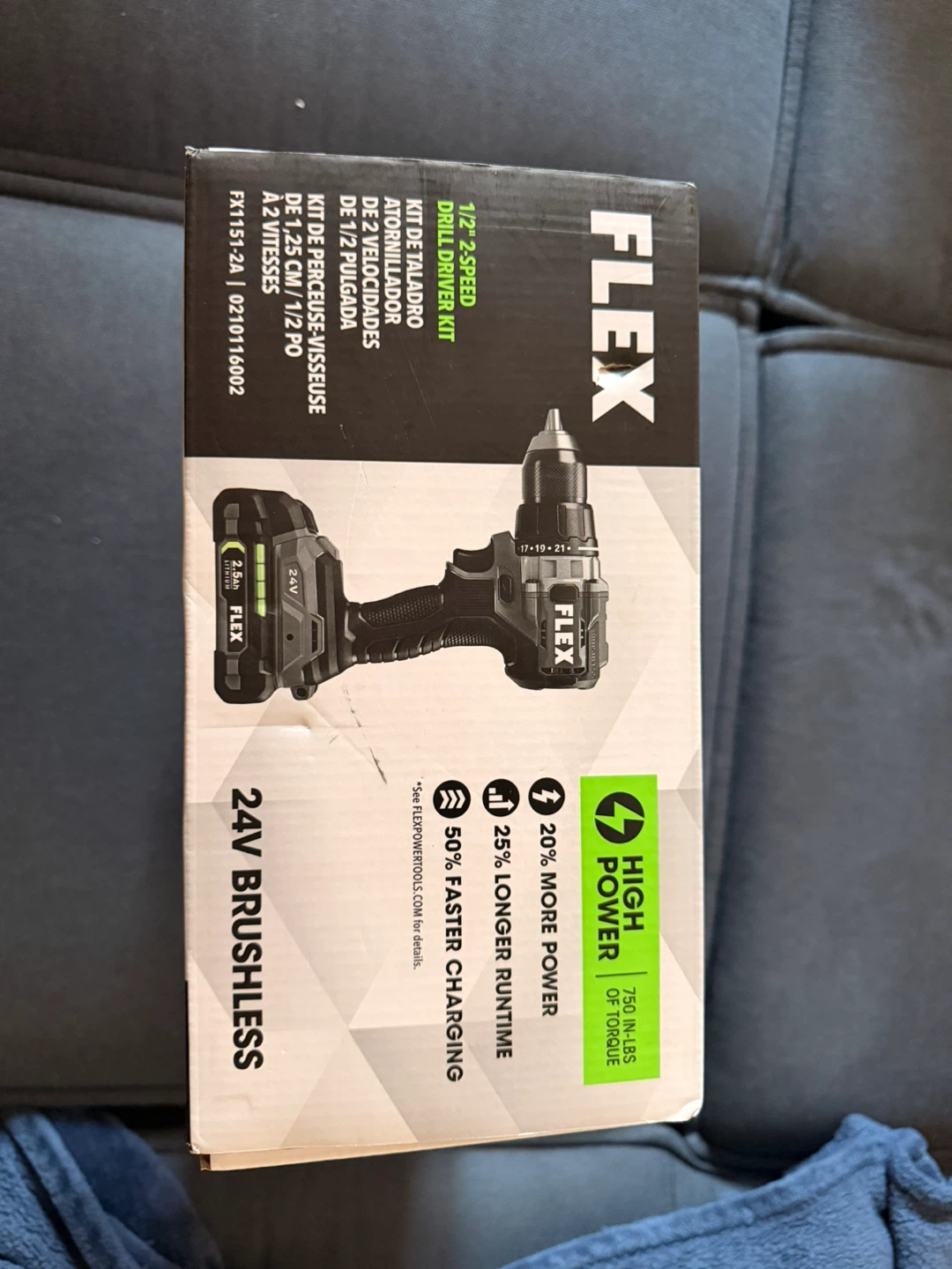 FLEX 24V Brushless 1/2" Drill Driver Kit - photo 5