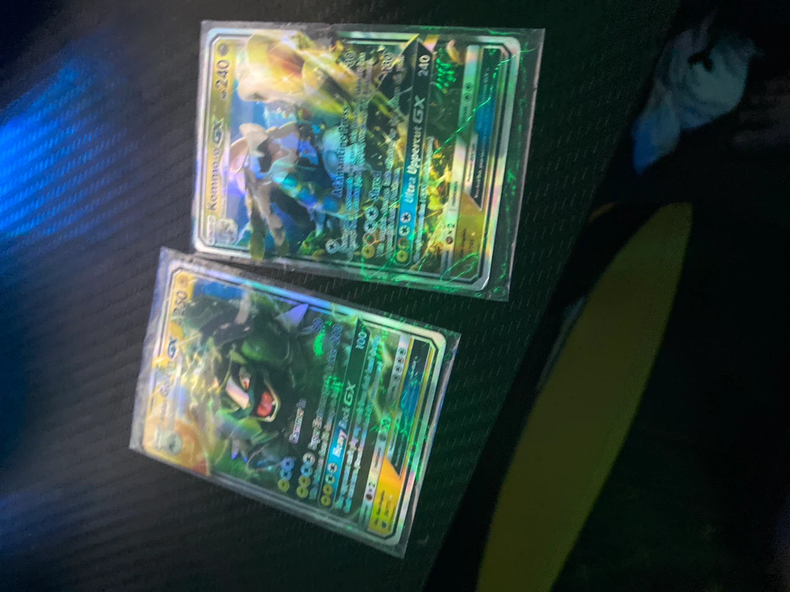 Pokemon Kommo-o GX & Golisopod GX Trading Cards