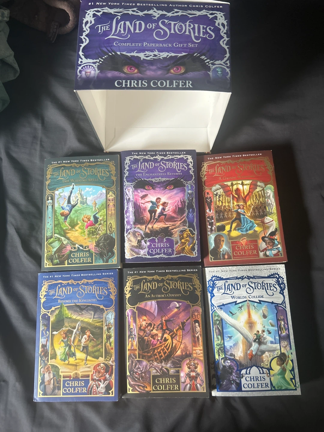 The Land of Stories Complete Paperback Gift Set by Chris Colfer