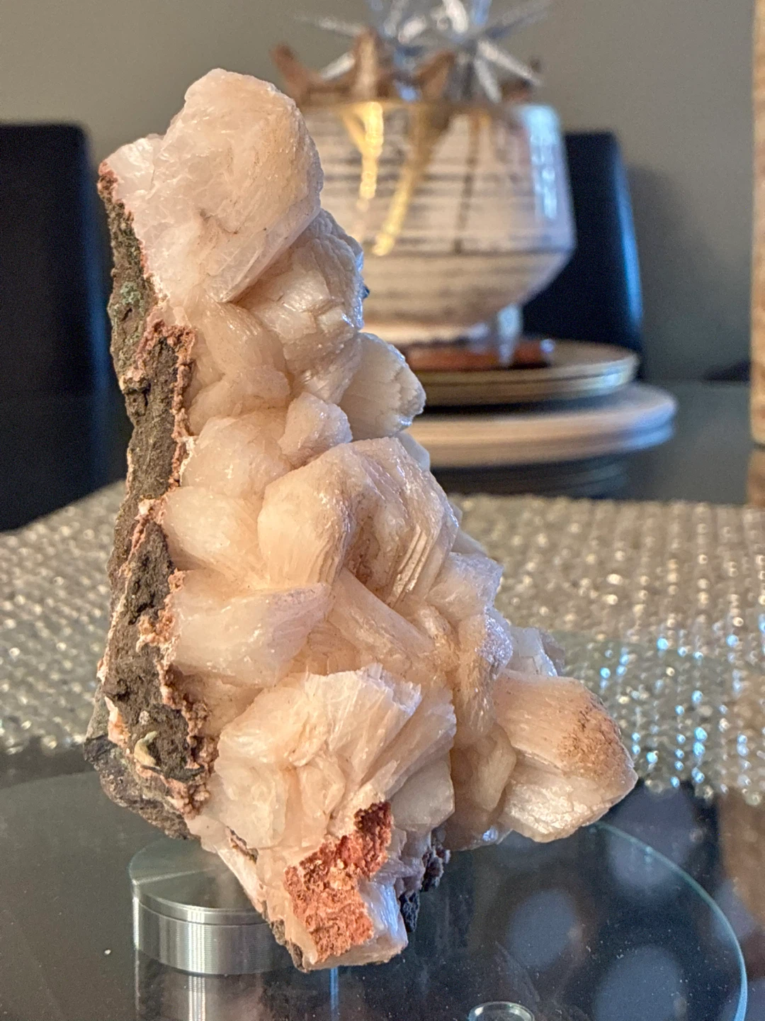 Natural Calcite Coral Mineral Crystal - photo 3