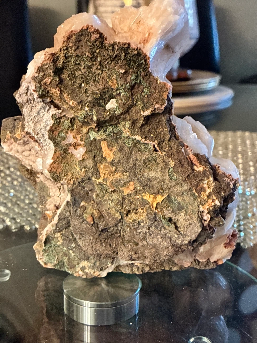 Natural Calcite Coral Mineral Crystal - photo 4