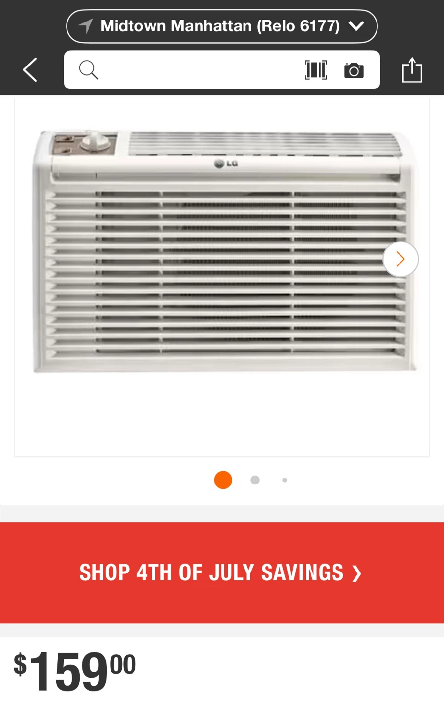 LG 5,000 BTU Window Air Conditioner LW5022 - photo 4