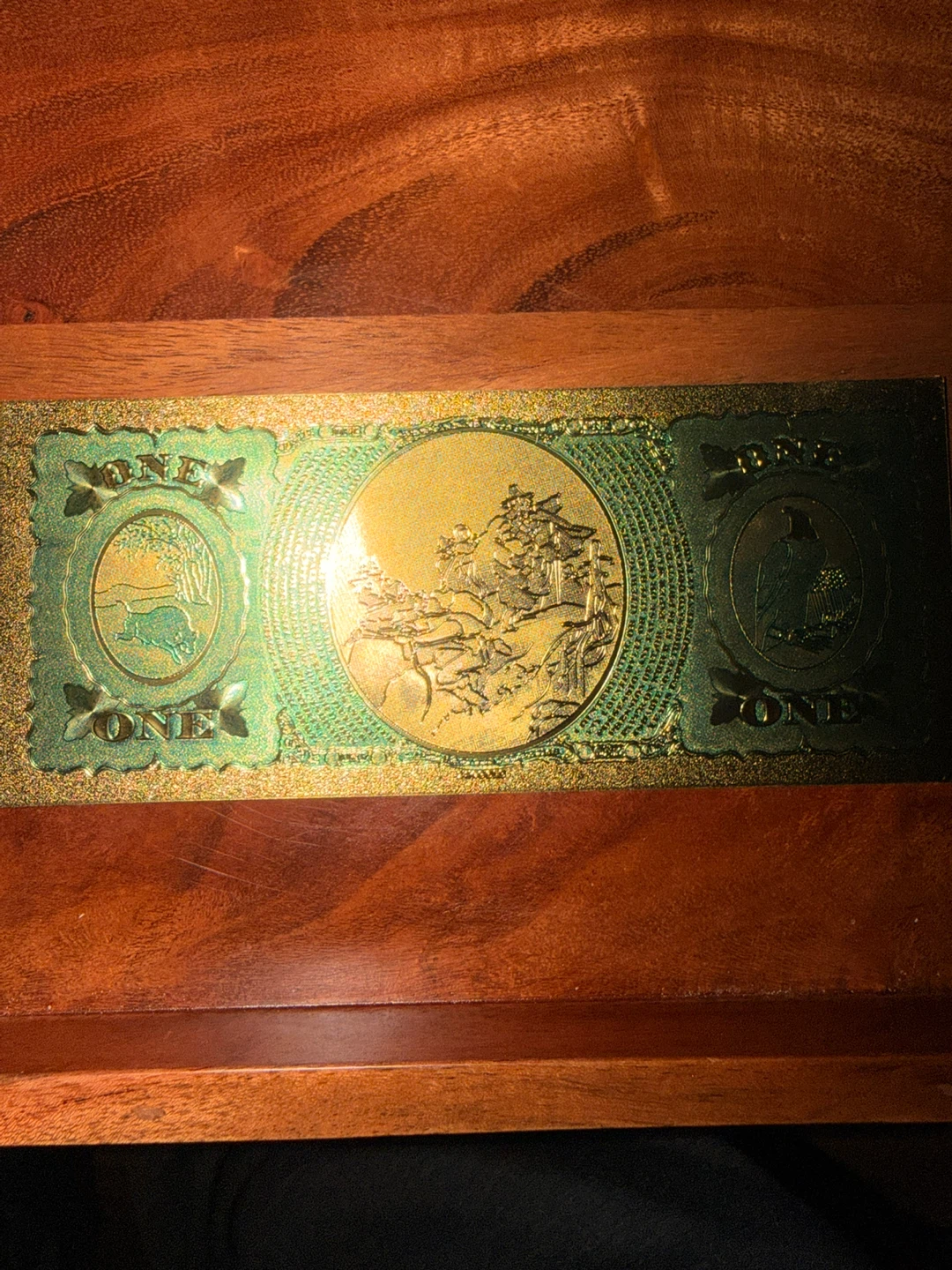 First National Bank Lebanon 1 Dollar Gold Foil Note - photo 5
