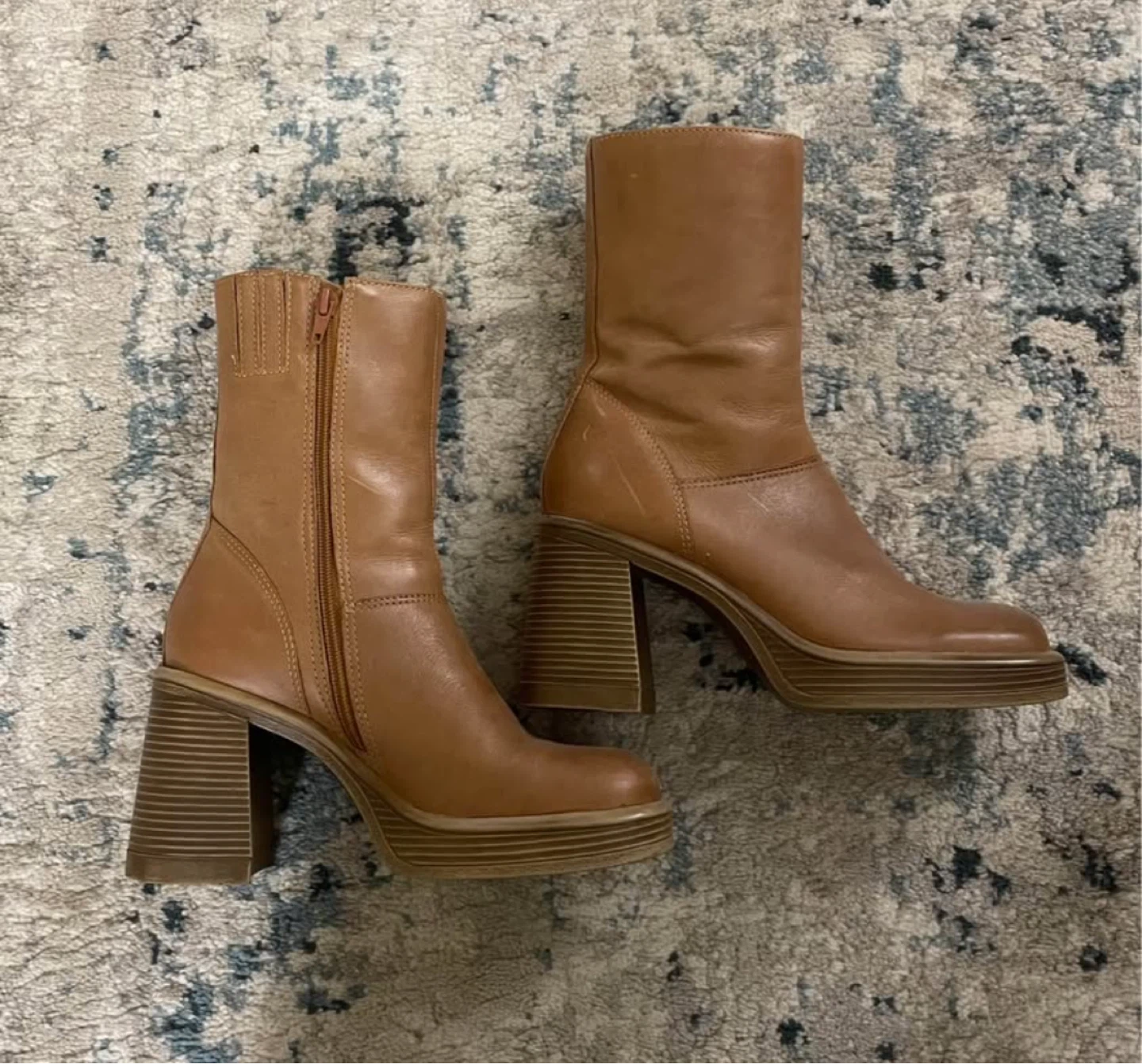Brown Platform Boots