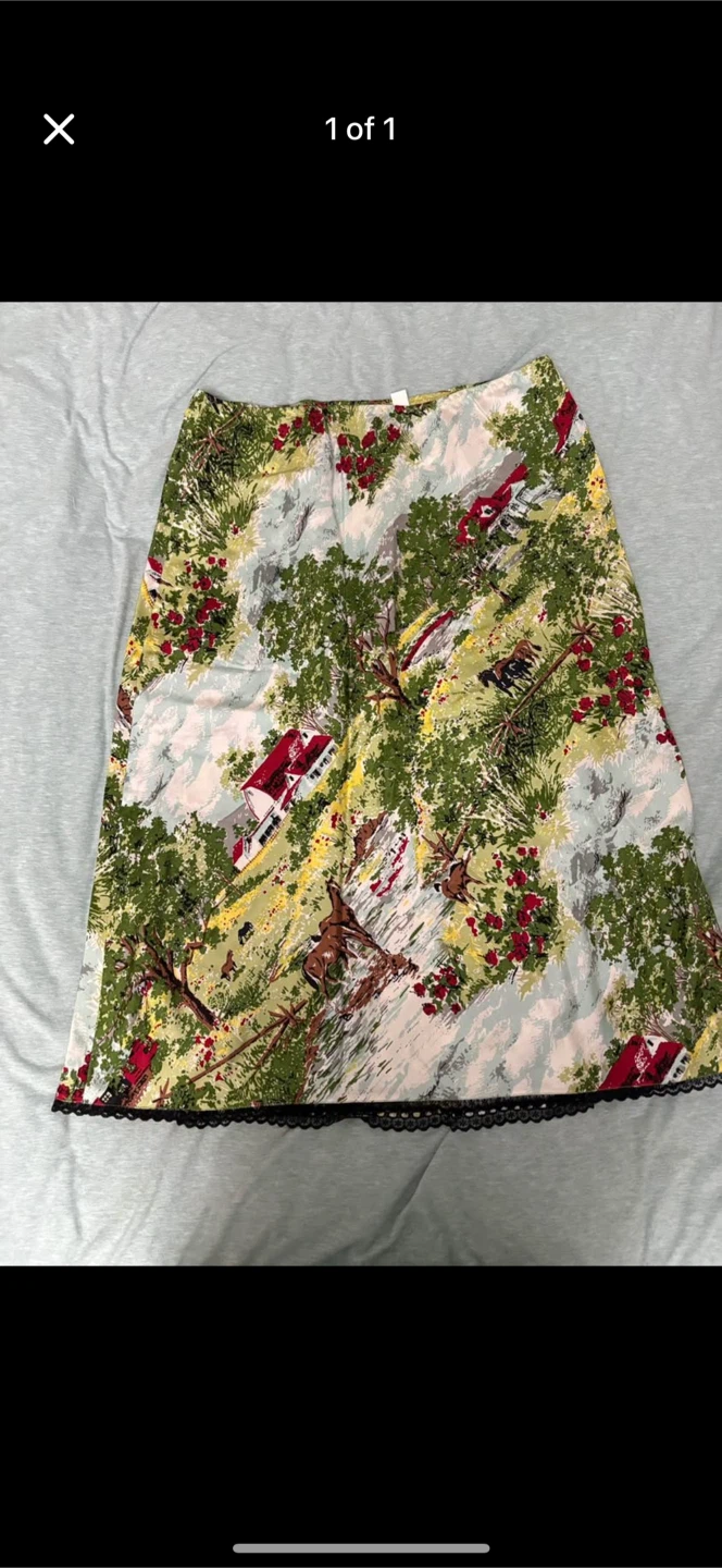 GAP beautiful, artistic, long skirt (size 4 women’s)