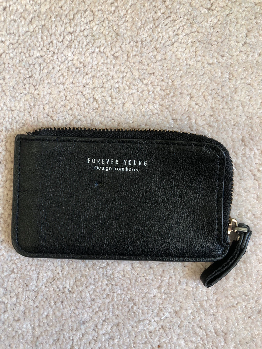 Forever Young Black Card Holder