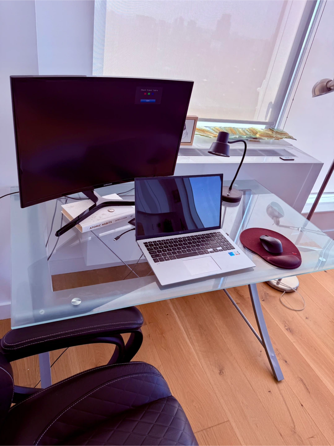Glass Desk