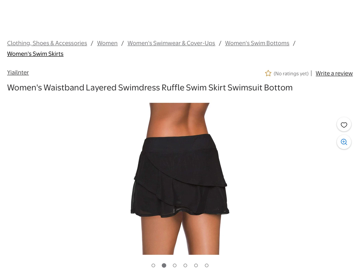 New ladies 2 piece halter neck & layered swim skort - photo 5