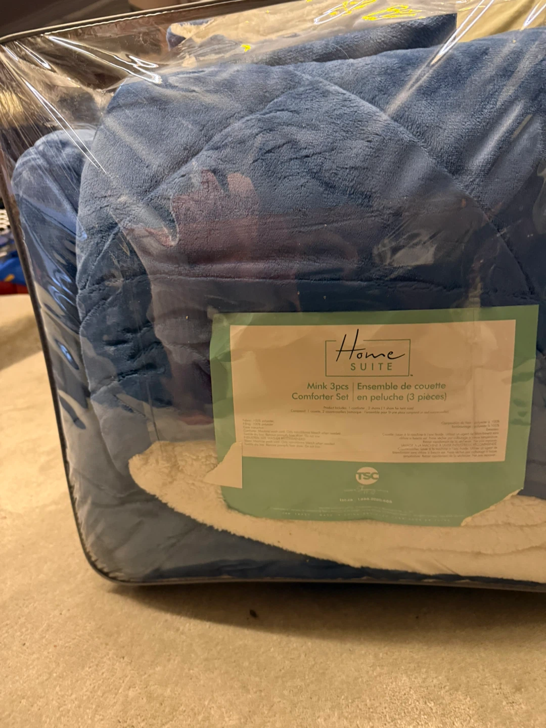 Home Suite Mink 3pcs Comforter Set ( King Size)