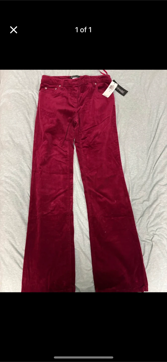 INC velvet fabric jeans BRAND NEW (size 4 women’s)