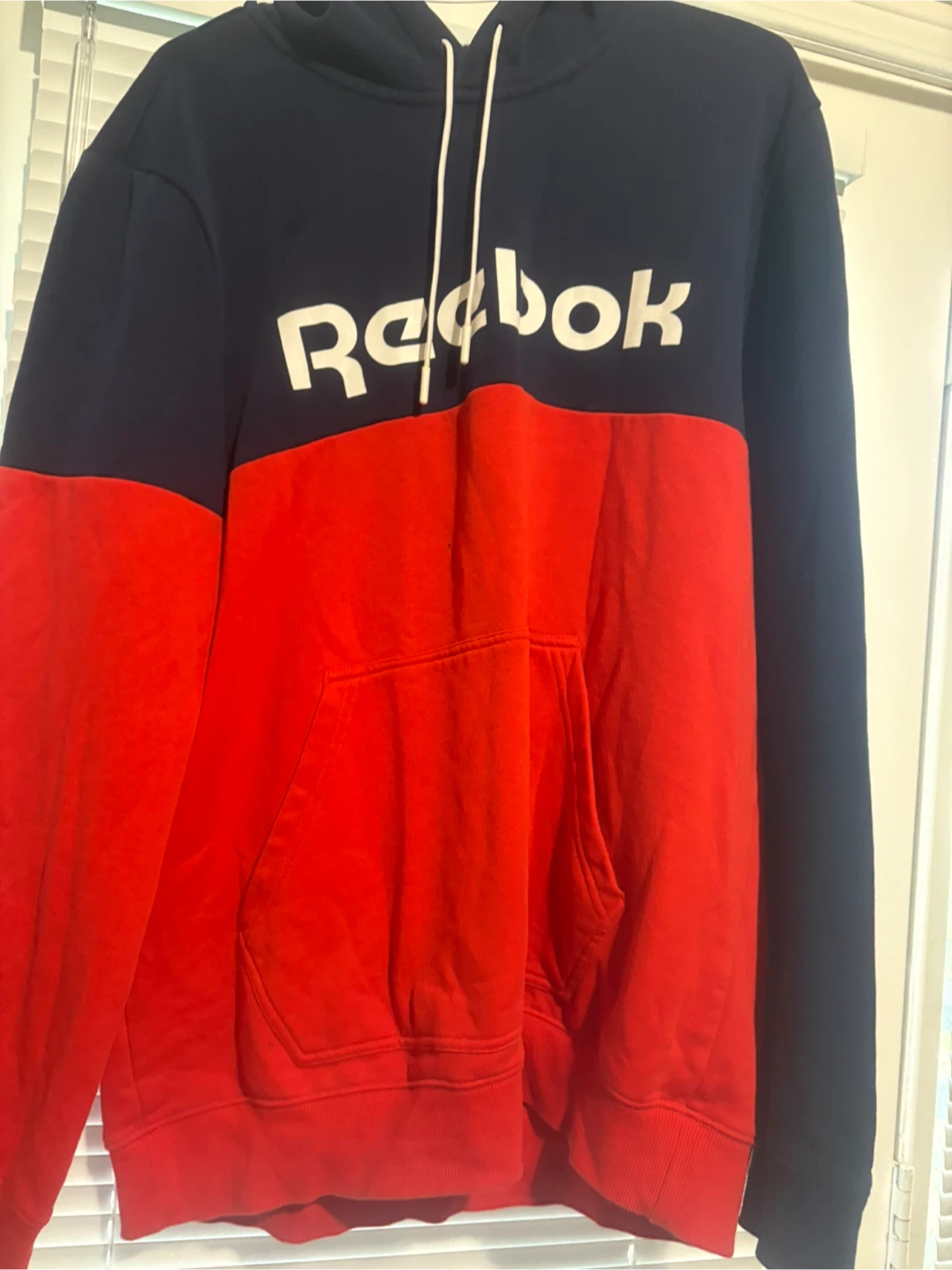 Reebok colour block hoodie