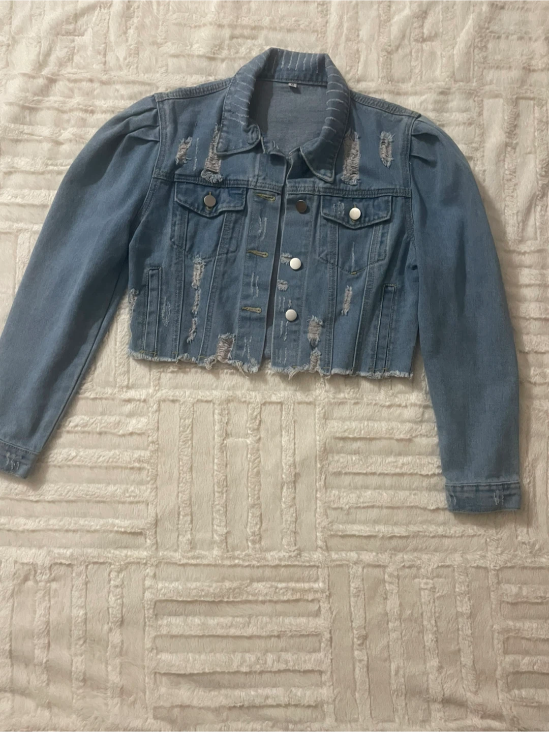 Distressed Denim Jacket