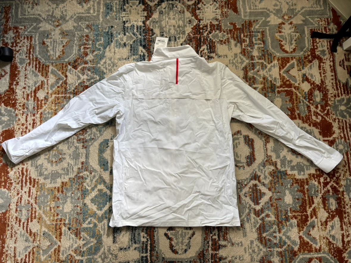 Anta White Long Sleeve Zip Up Track Jacket - photo 2