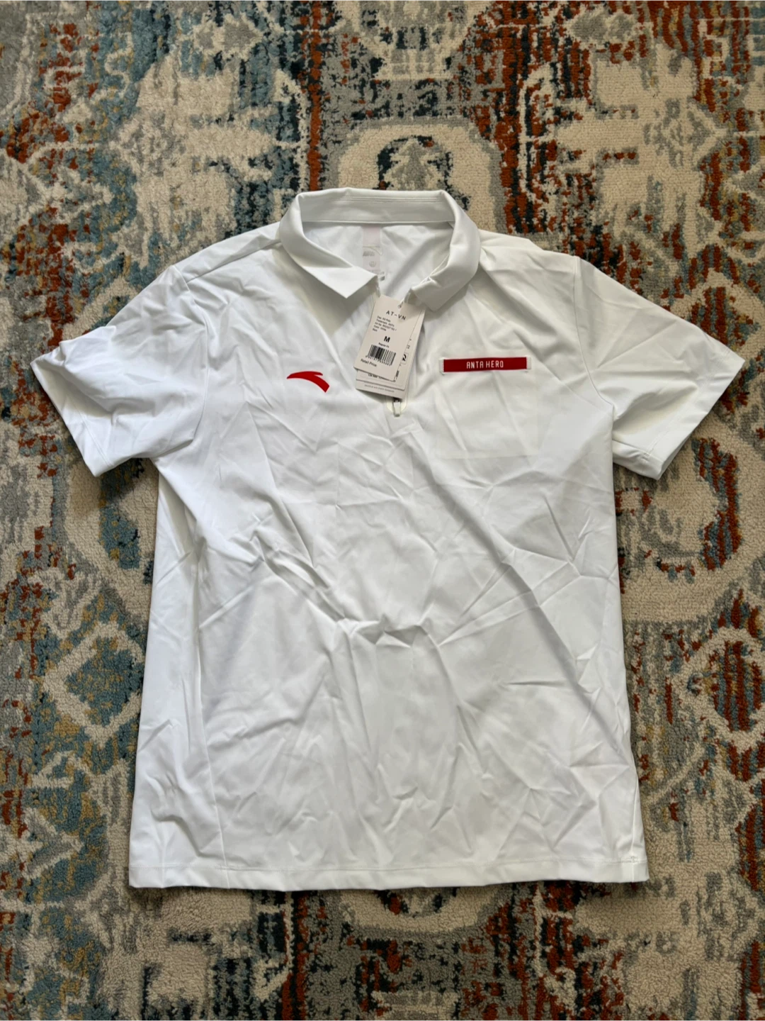 Anta Hero White Polo Shirt