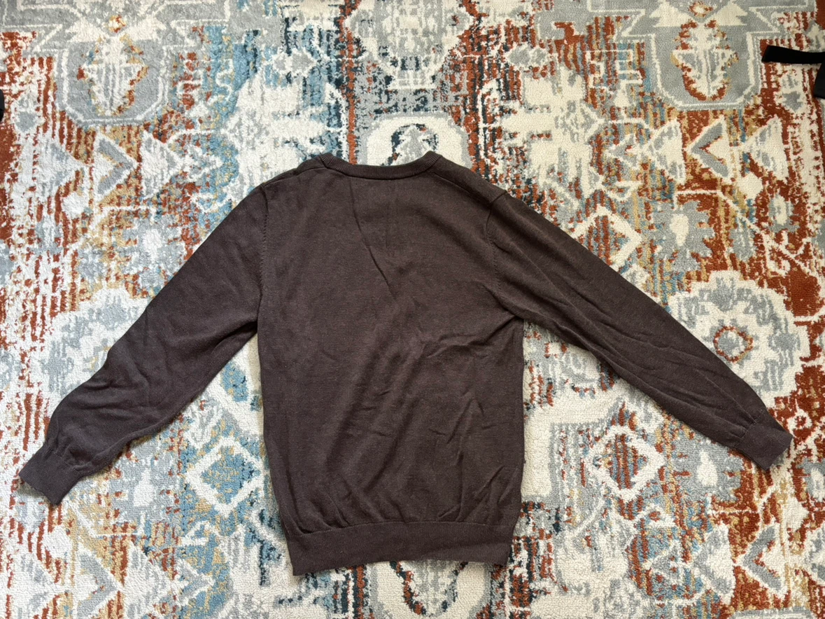 Vincenzo Brown Crew Neck Sweater - photo 2