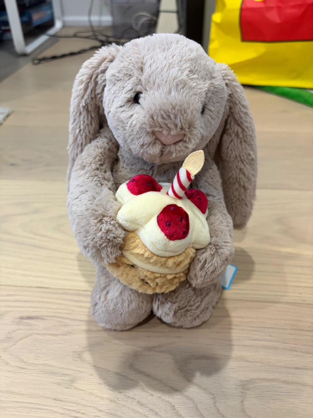Jellycat Bashful Beige Bunny Birthday Plush. Open to offers!!!