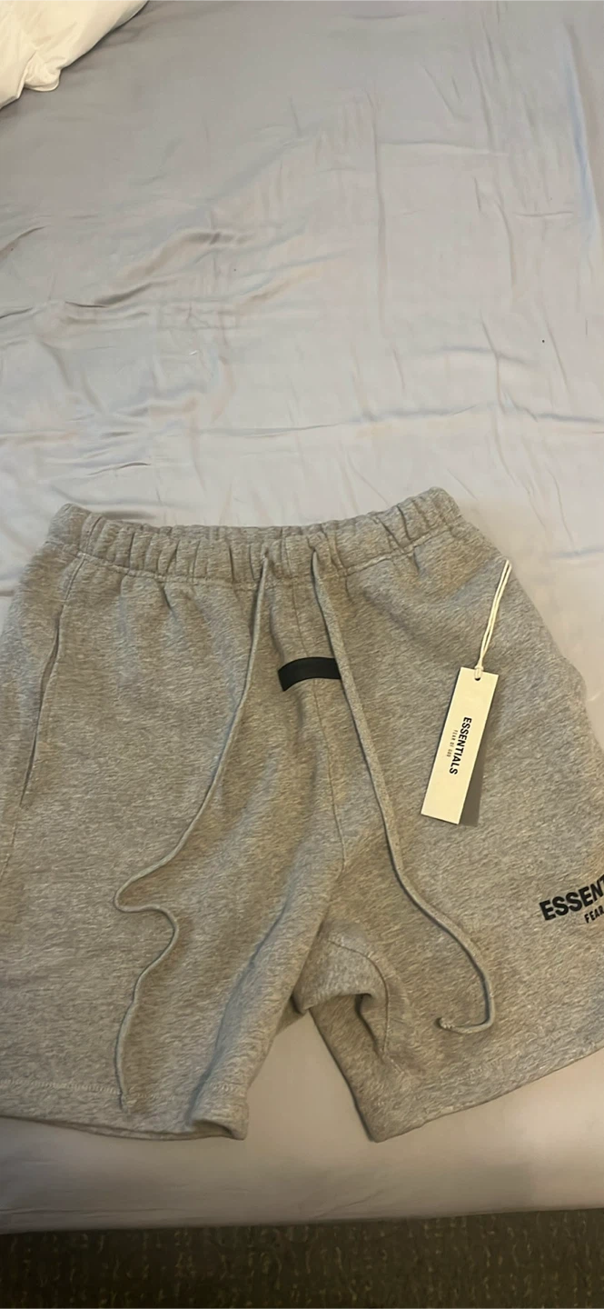 AUTHENTIC Grey ESSENTIALS Shorts BRAND NEW