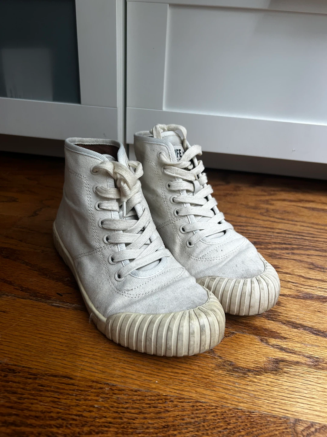 White High-Top Sneakers - photo 2