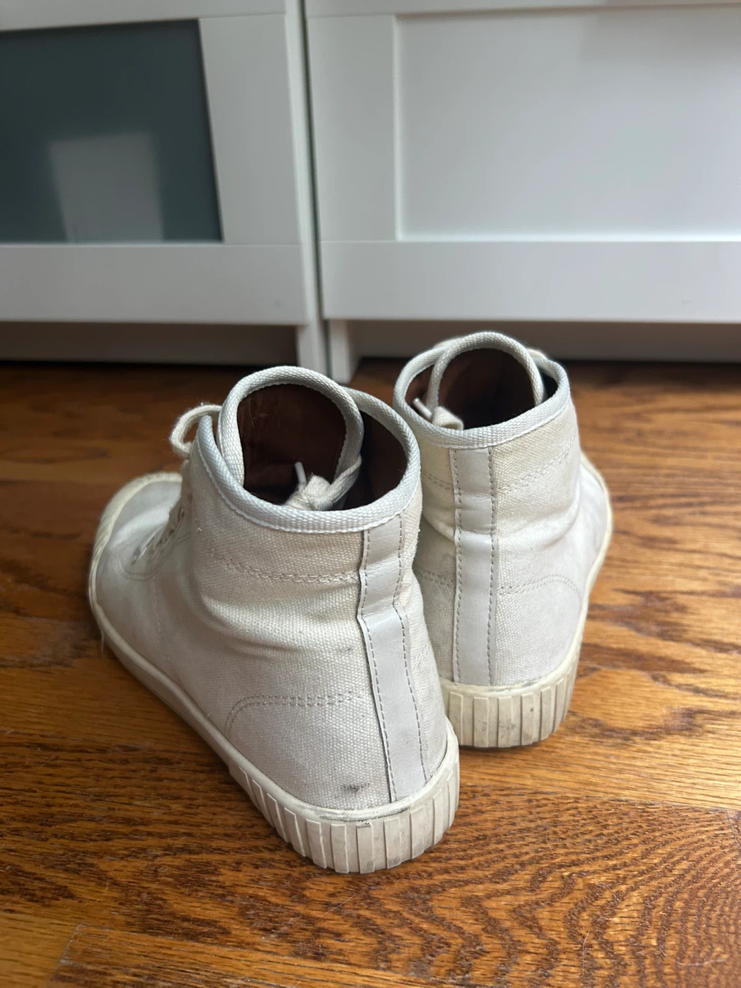 White High-Top Sneakers - photo 3