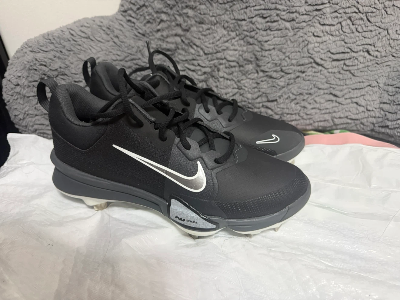 Nike Men's Baseball Cleats Black Size 10 - photo 2