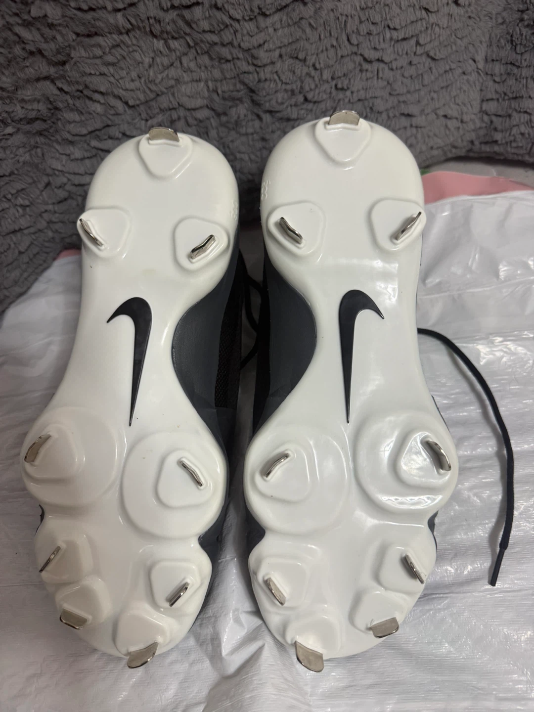 Nike Men's Baseball Cleats Black Size 10 - photo 3