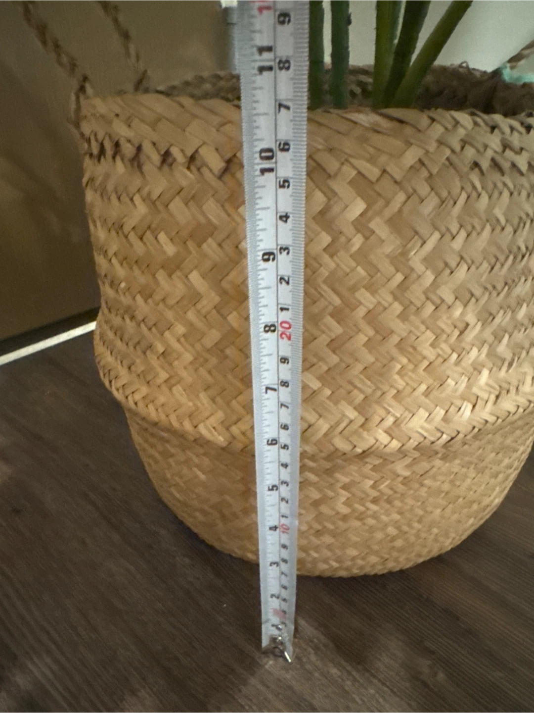 Fake Medium size plant & 🪴 Seagrass Woven Storage Basket - photo 5