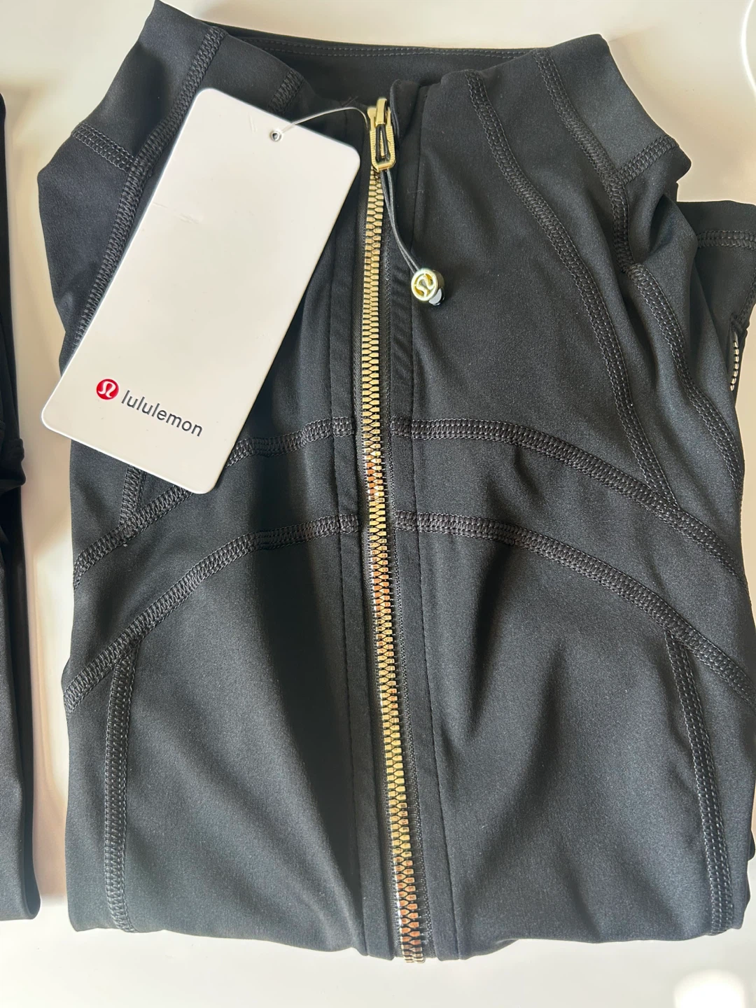 Lululemon Black Full Zip Jacket and Leggings Set - photo 2