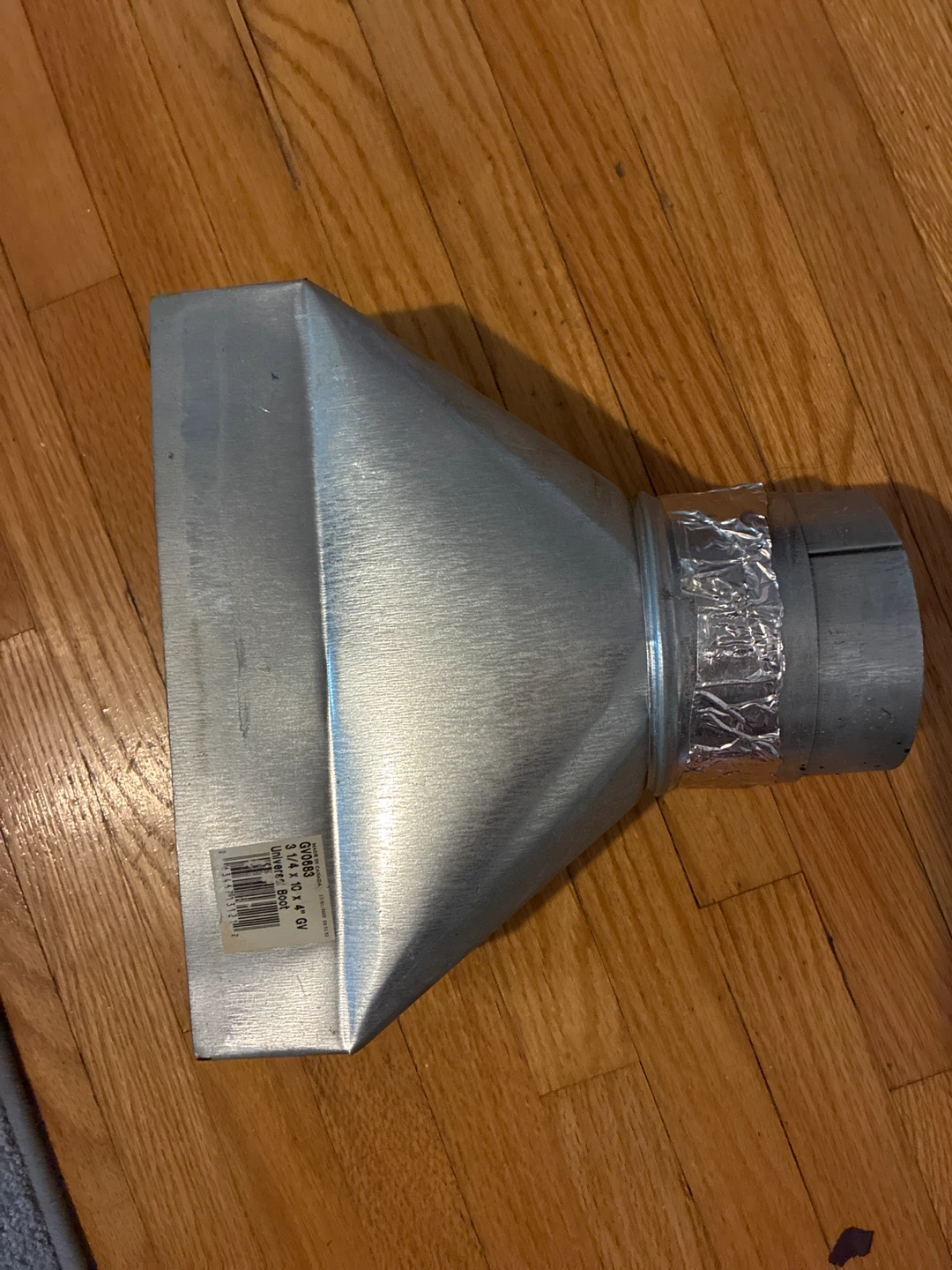 Galvanized Duct Reducer Boot