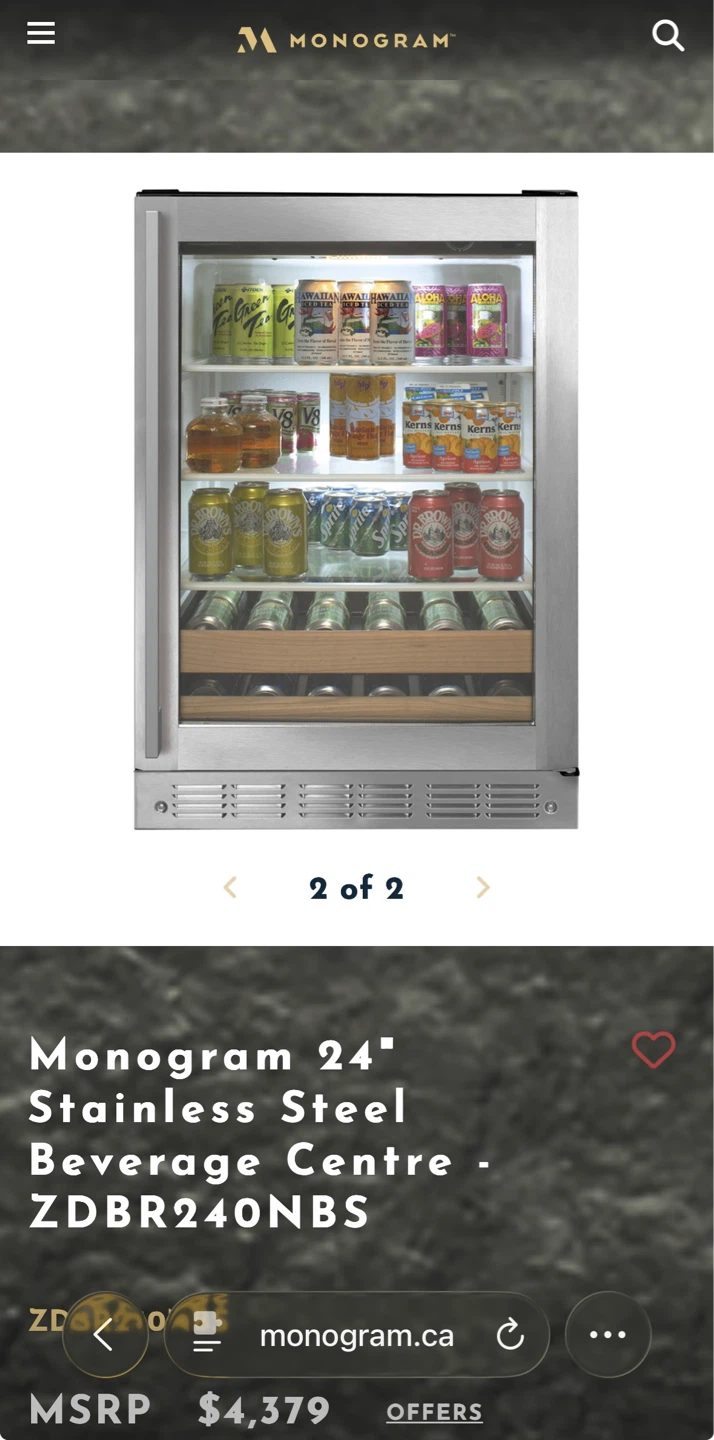 GE Monogram 24" Stainless Steel Beverage Centre - ZDBR240NBS - photo 4