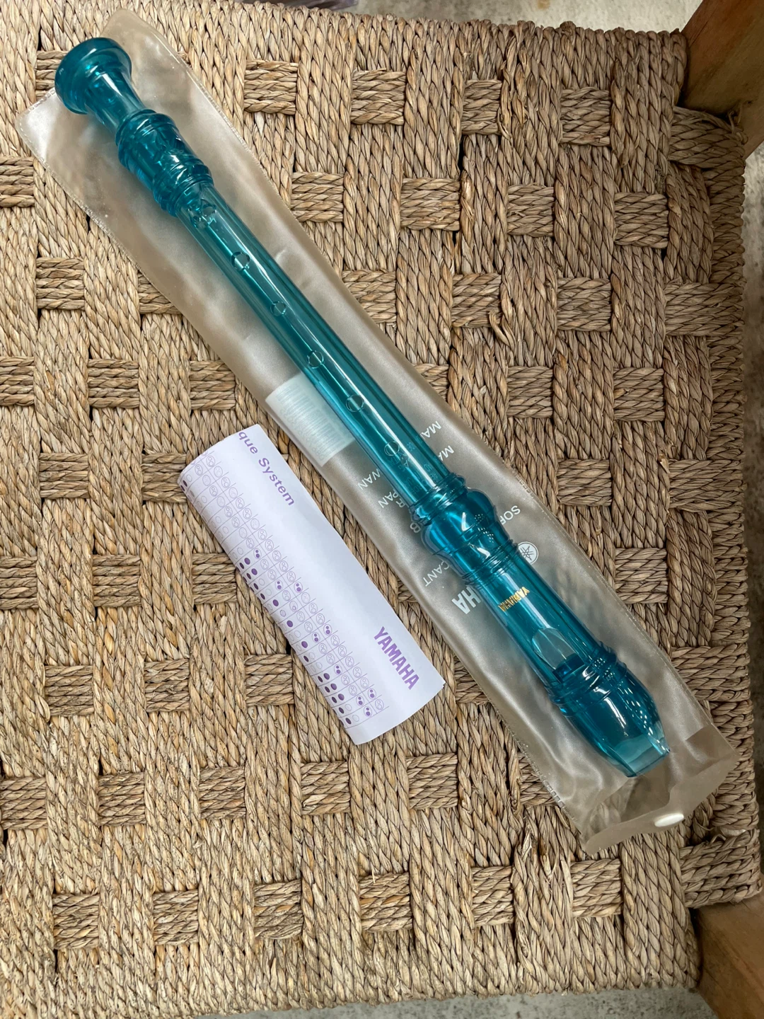 Yamaha Turquoise Recorder YRS-20BB
