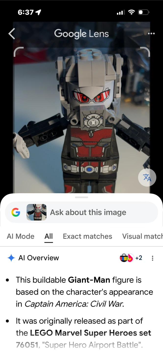 LEGO Marvel - Ant Man from Super Heroes #76051, "Airport Battle” - photo 2