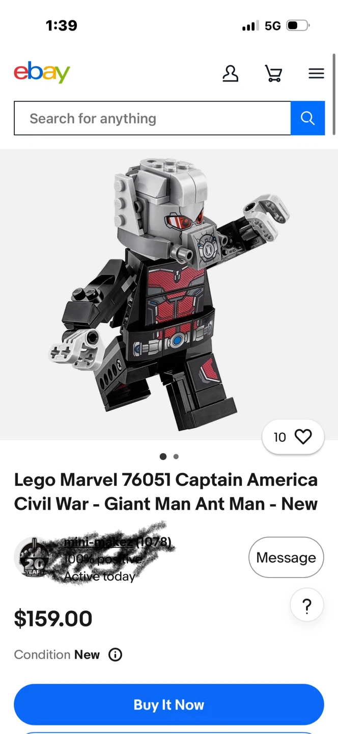 LEGO Marvel - Ant Man from Super Heroes #76051, "Airport Battle” - photo 4