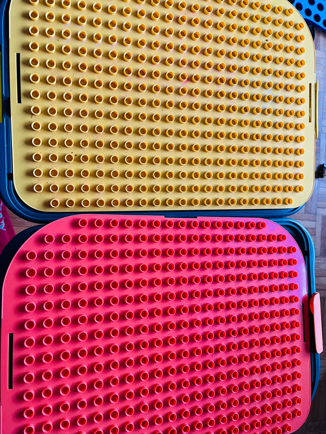 building blocks, lego set with table for building - photo 3