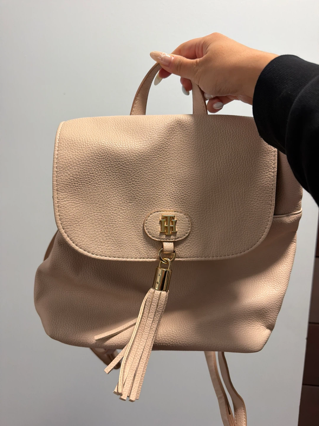 Tommy Hilfiger Pink Faux Leather Backpack - photo 2