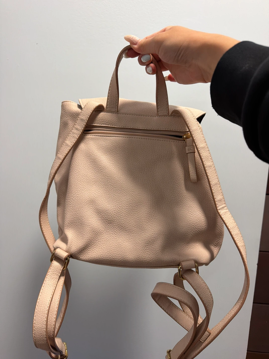 Tommy Hilfiger Pink Faux Leather Backpack - photo 3