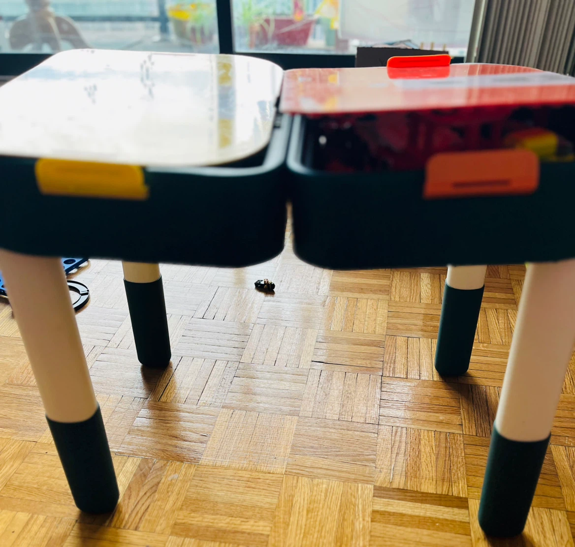 building blocks, lego set with table for building - photo 4