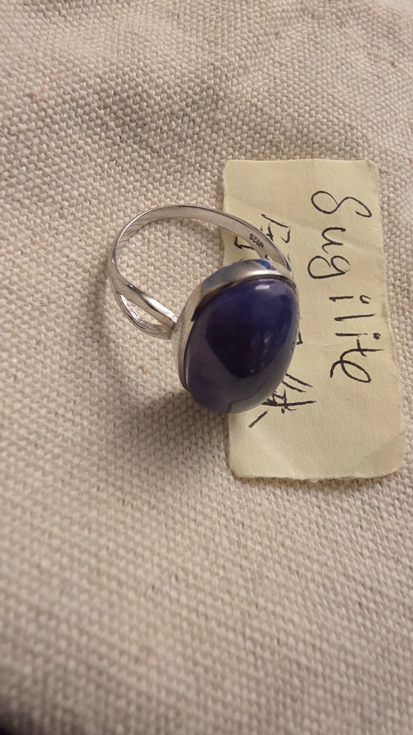 Sugilite Ring Sterling Silver