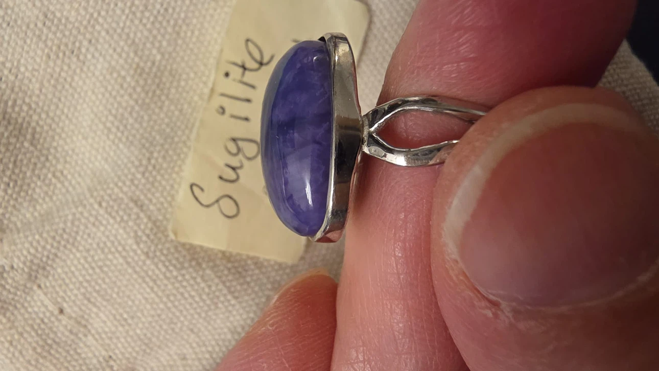 Sugilite Ring Sterling Silver - photo 3
