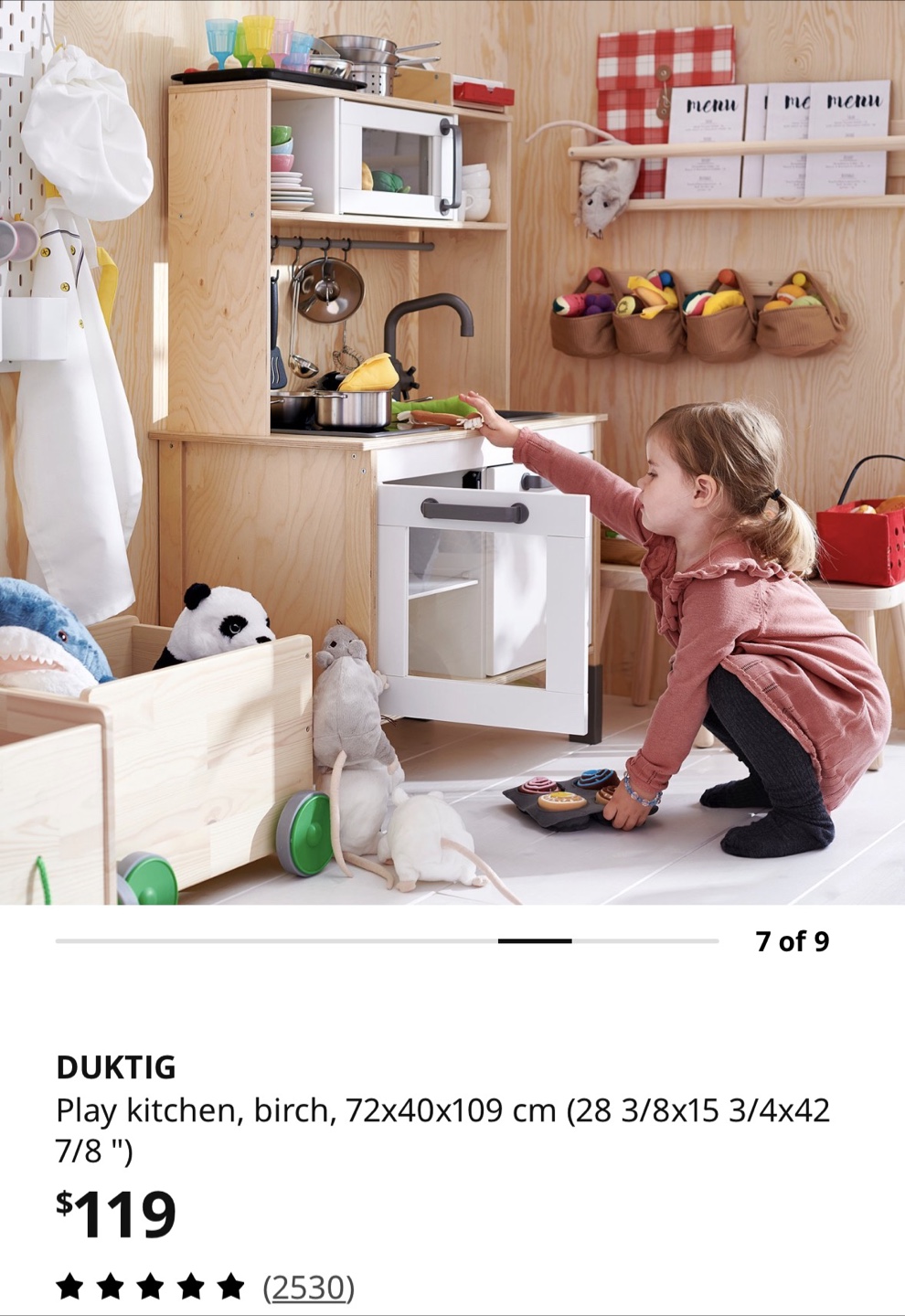 IKEA DUKTIG Play Kitchen - Birch - photo 3