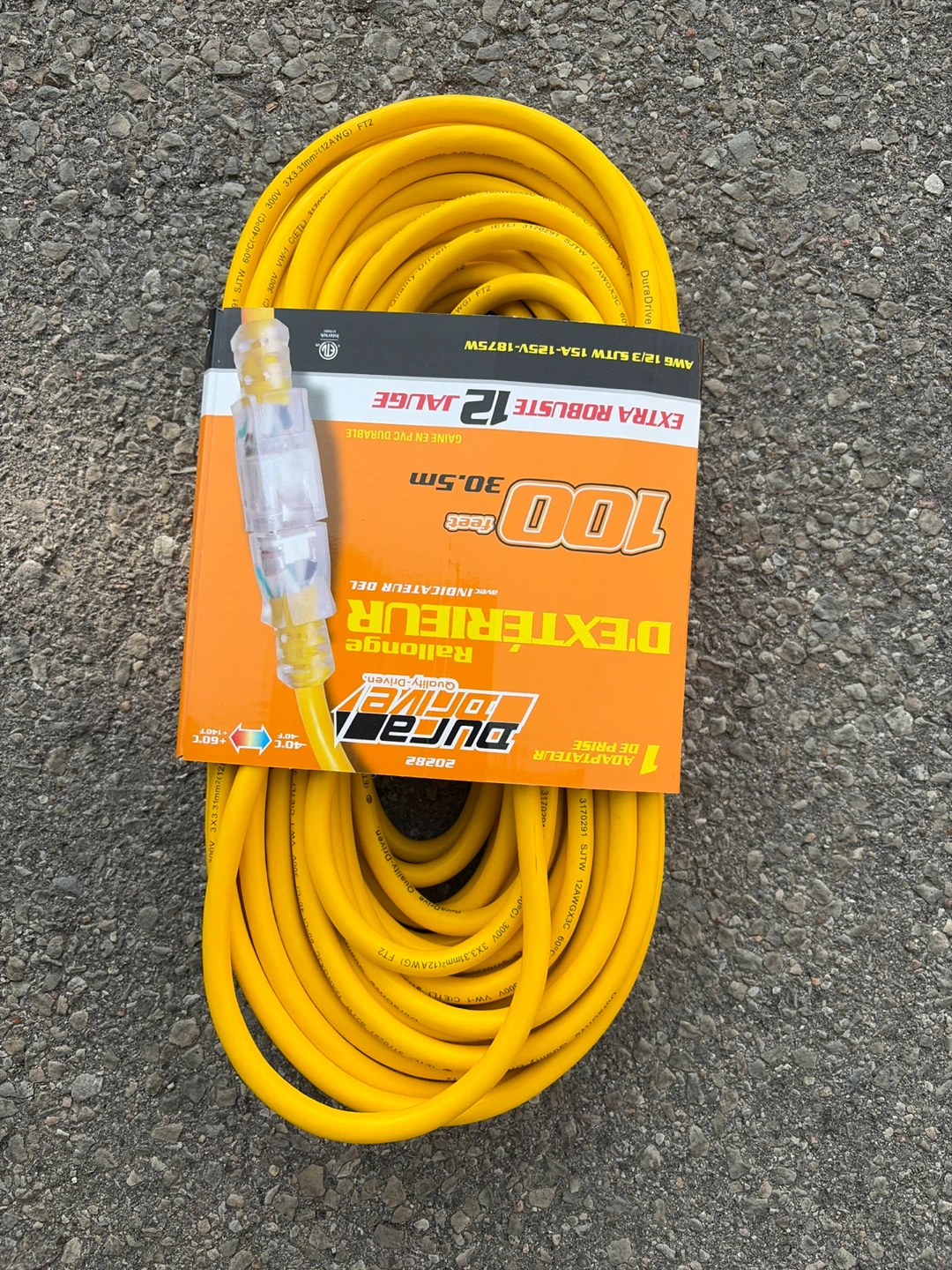 DuroMaxx 100ft Outdoor Extension Cord