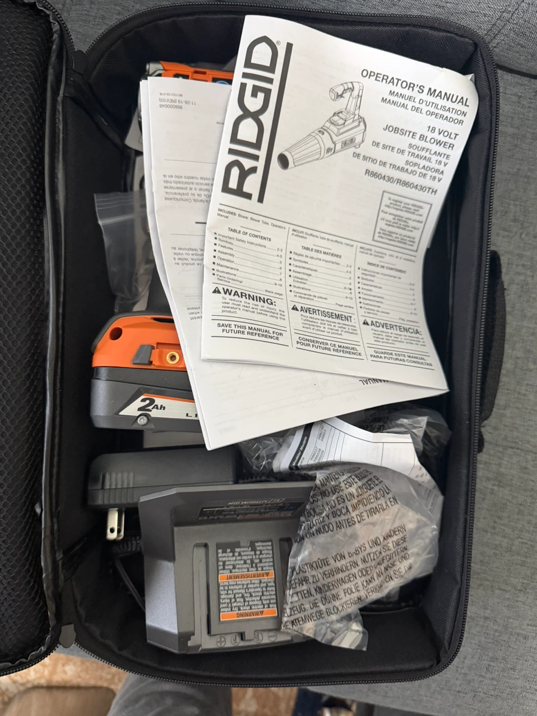 RIDGID 18V Cordless Drill with 2.0Ah Battery and Charger - photo 4