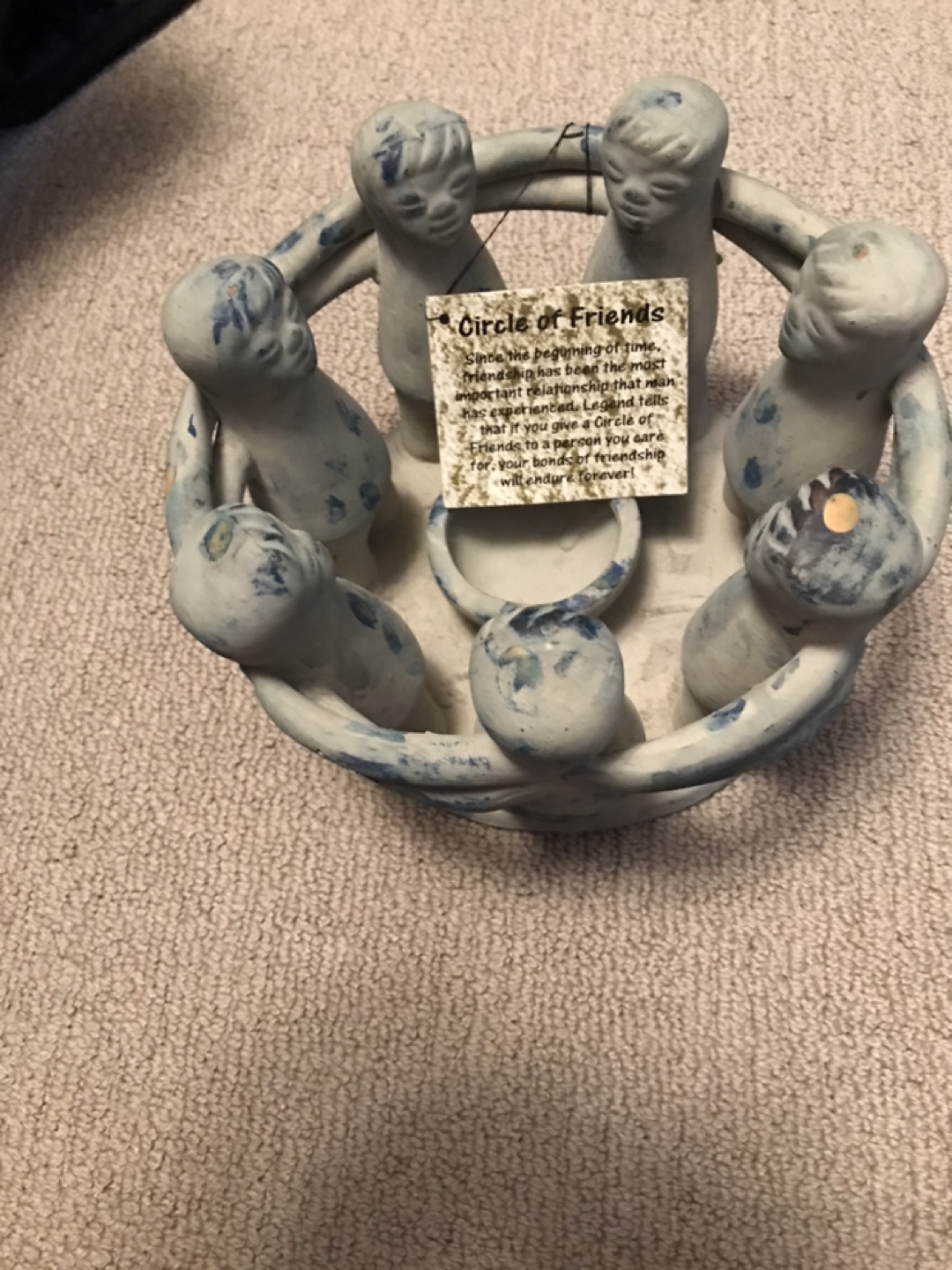 Circle of Friends Ceramic Figurine