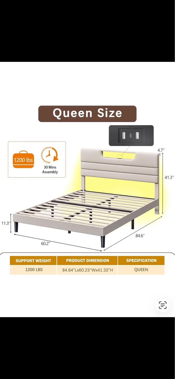 Brand New Queen Bed frame - photo 4
