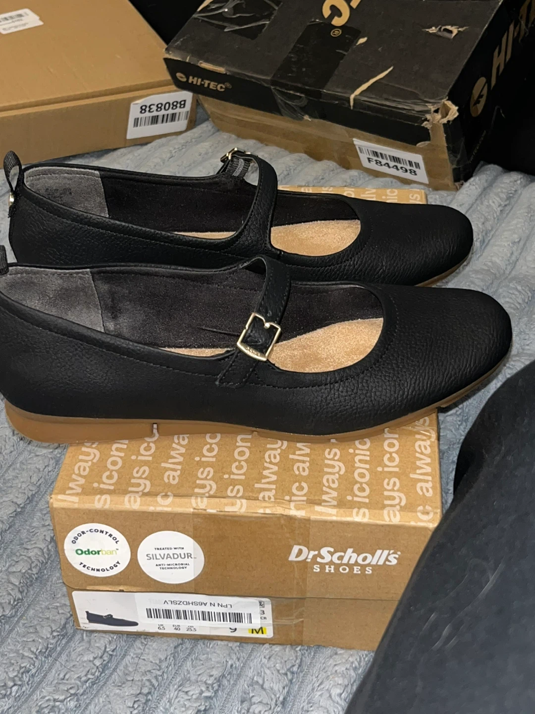 Dr. Scholl's Timeless Jane Black Ballet Flats Size 9